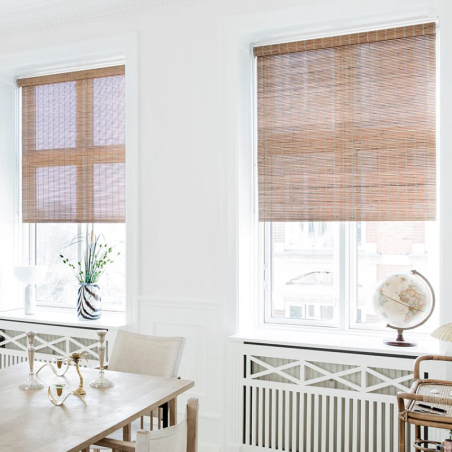 Estor Enrollable a Cadena de Madera | VenetiansBlinds.com