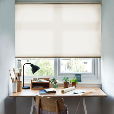 Estor Enrollable Textura Textil | Control de Luz | VenetiansBlinds.com