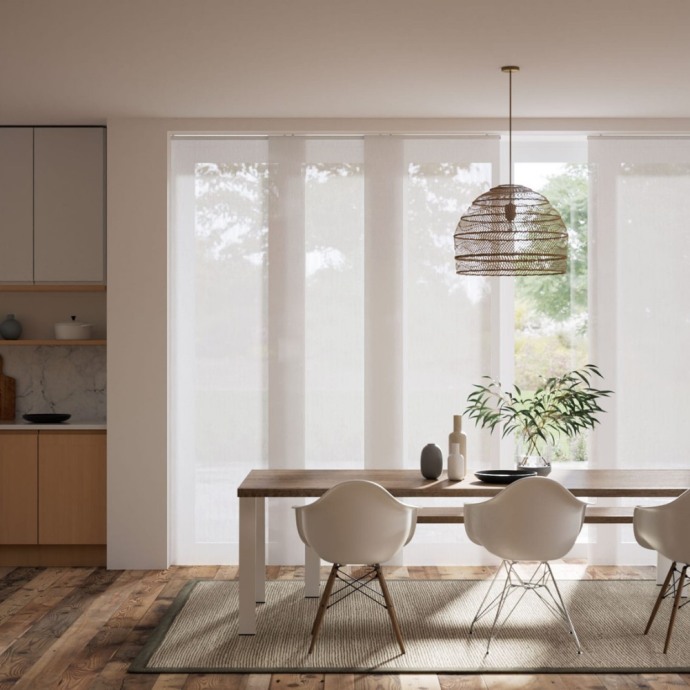 Paneles Japoneses Sarga (1%,5%) | A Medida | VenetiansBlinds.com