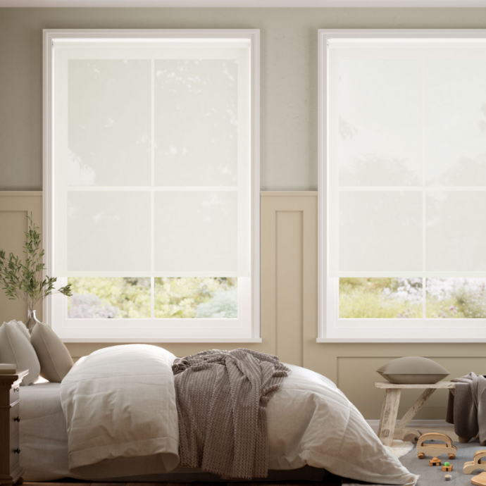 Estores Enrollables Screen Blanco | A Medida | VenetiansBlinds.com