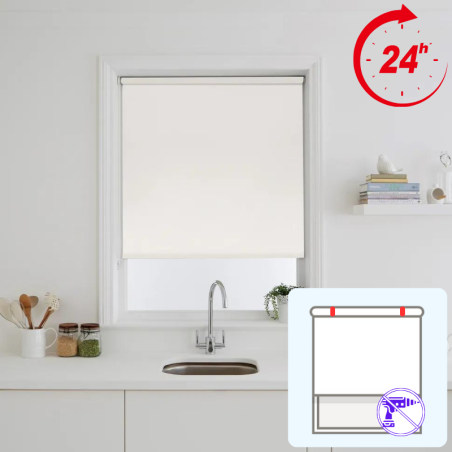 Estor Opaco Q-Shade | Sin Taladrar - ClickFit | VenetiansBlinds.com
