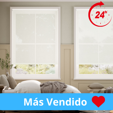Estores Enrollables Screen Blanco | A Medida | VenetiansBlinds.com