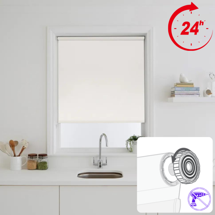 Estor EasyFit Q-Shade Opaco | Sin Taladrar | A Medida