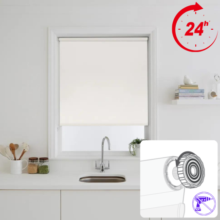 Estor EasyFit Q-Shade Opaco | Sin Taladrar | A Medida